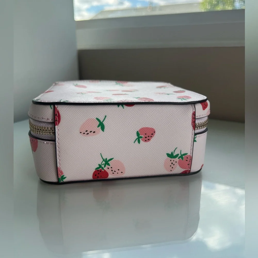 Kate Spade Strawberry Pink Small Crossbody - Picture 13 of 15